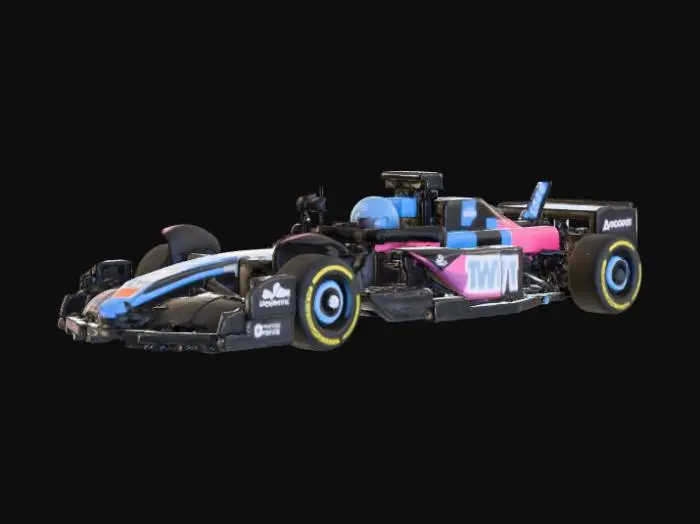 3D model for Lego_f1_mercedes