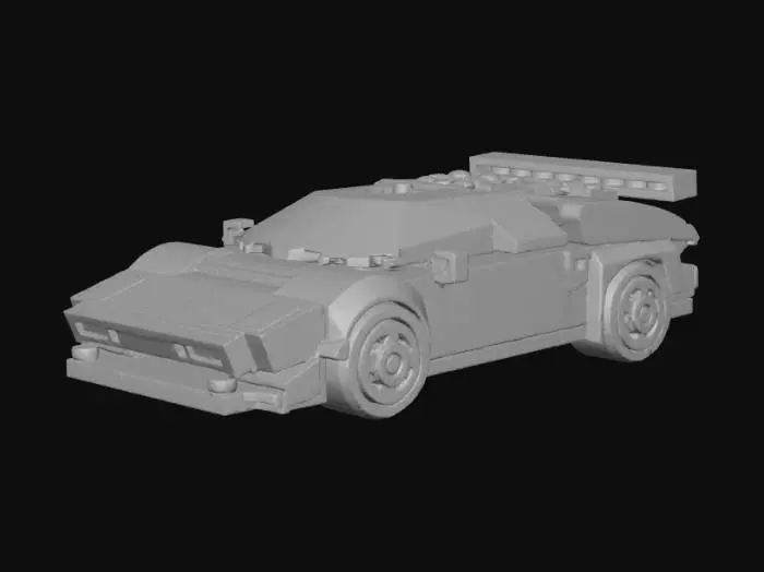 3D model for Lego_lambo_countach