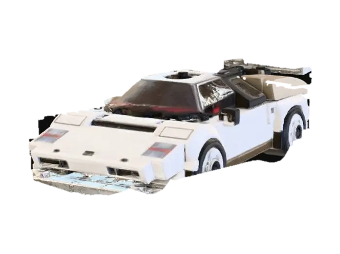 Lego_lambo_countach - Automobiles model 3D, wygenerowany przez AI