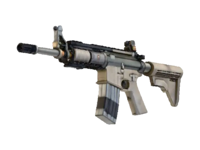 MW2_M4A1 - Guns 3D model, vytvořený pomocí AI