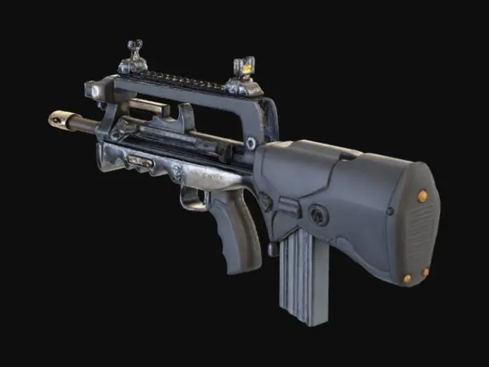 3D model for MW2_FAMAS