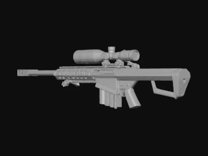3D model for MW2_Barret