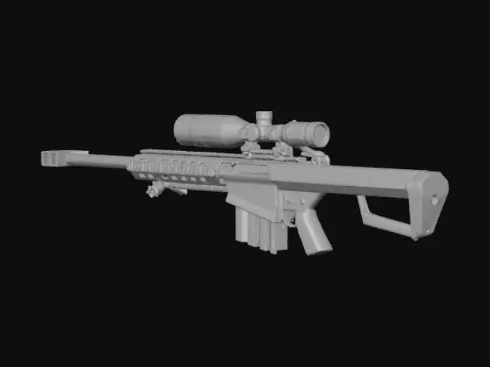 3D model for MW2_Barret