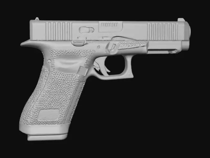 3D model for Glock_17_gen6