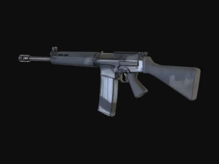 3D model for MW2_FAL