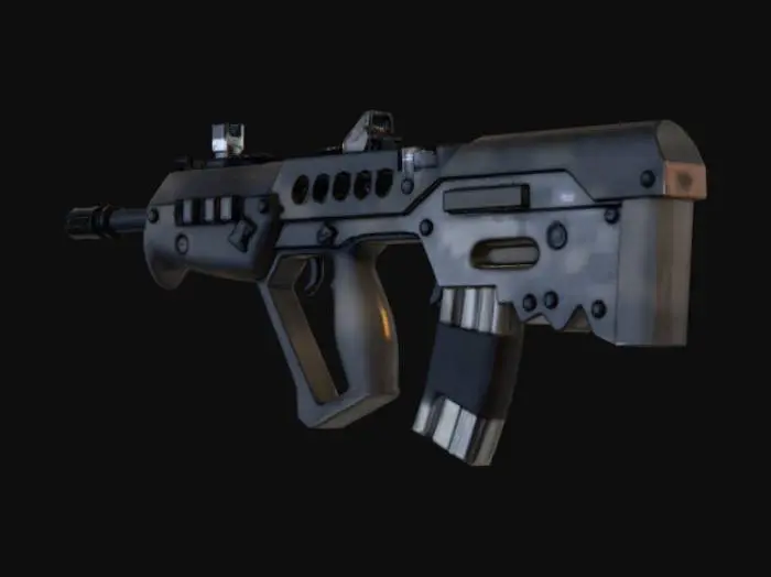 3D model for MW2_TAR21