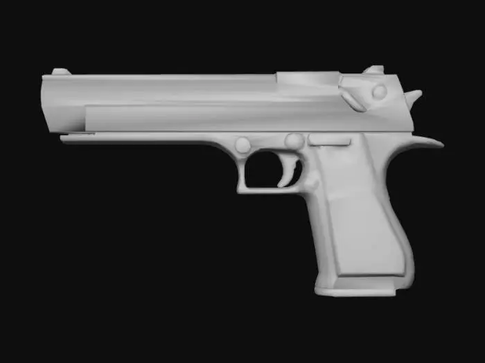 3D model for Desert_Eagle_low_poly