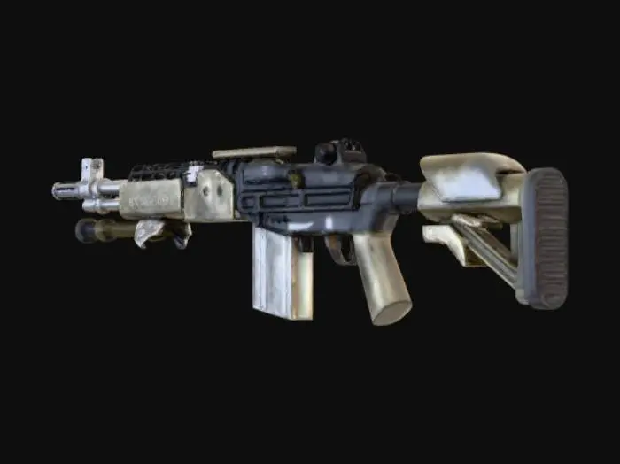 3D model for MW2_M14_EBR