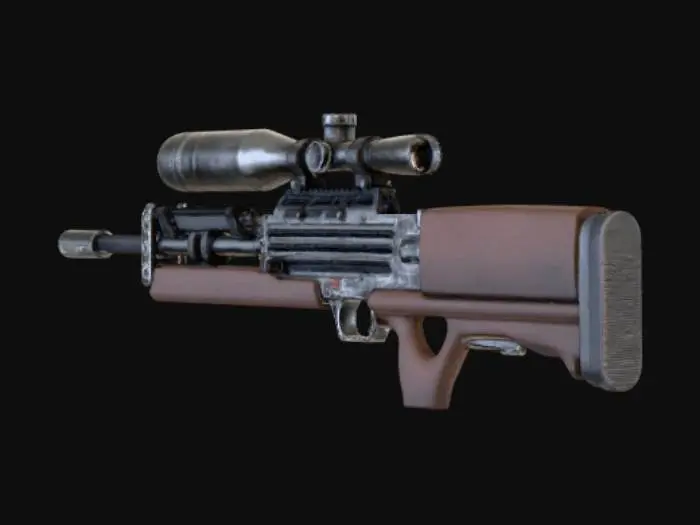3D model for MW2_WA2000