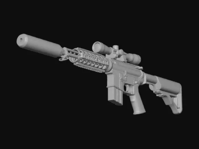 3D model for SR25_Short