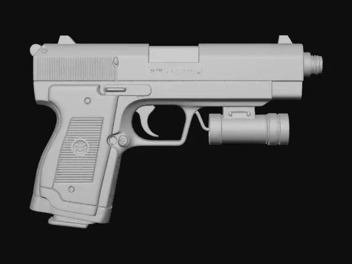3D model for RE4_Handgun