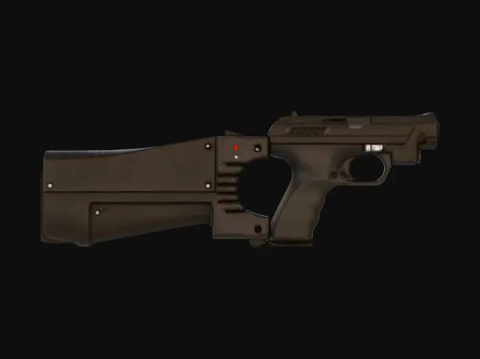 3D model for Pistol with Silencer