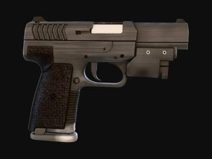 3D model for Handgun Silhouette