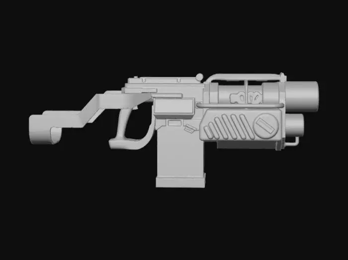 3D model for Sci-Fi Weapon