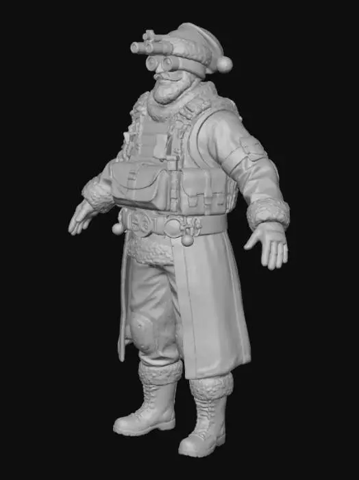 3D model for Tactical Santa