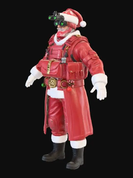3D model for Tactical Santa