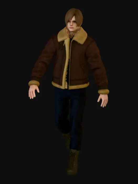 3D model for RE4_Leon_Jacket