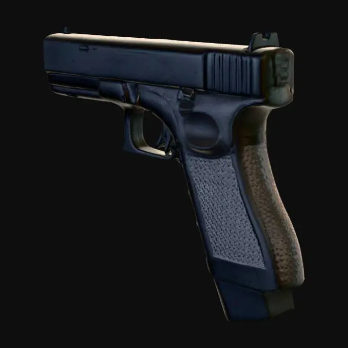 3D model for Glock17_extended