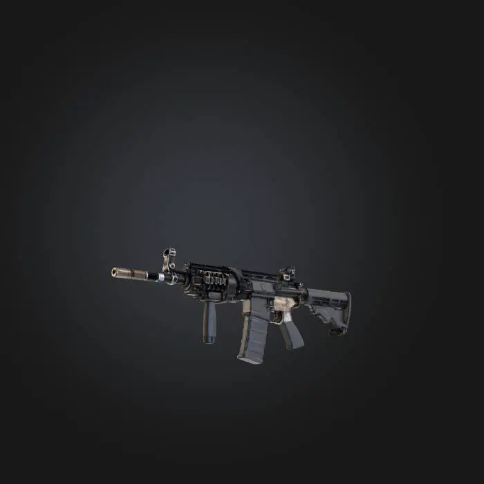 3D model for M4A1_MW2