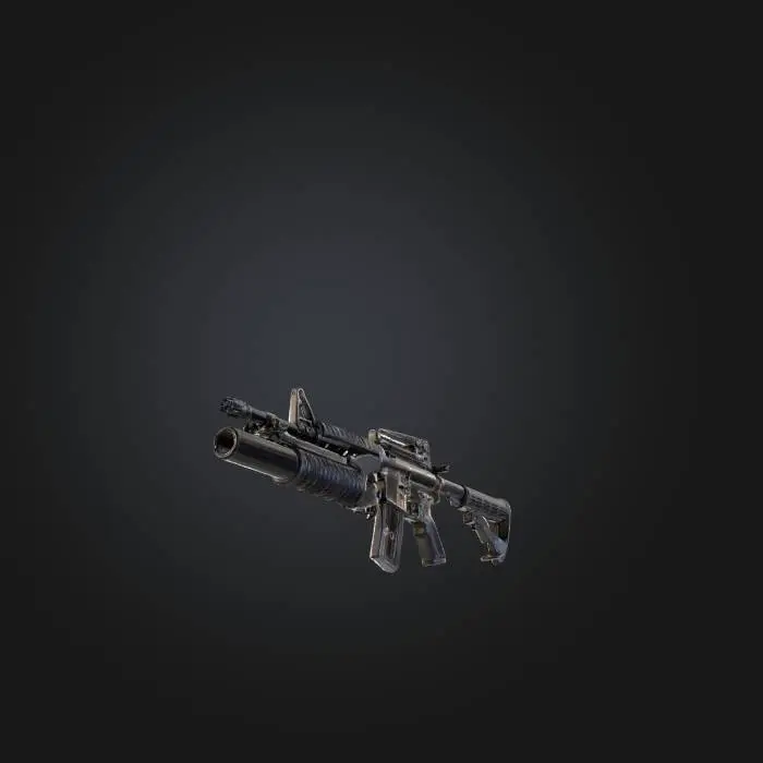 3D model for M4A1_grenadier