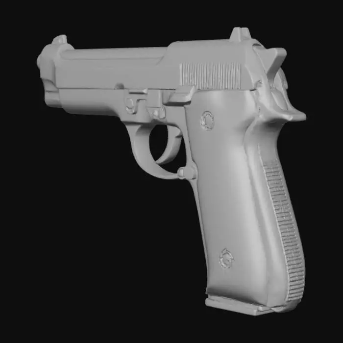 3D model for MW2_M9