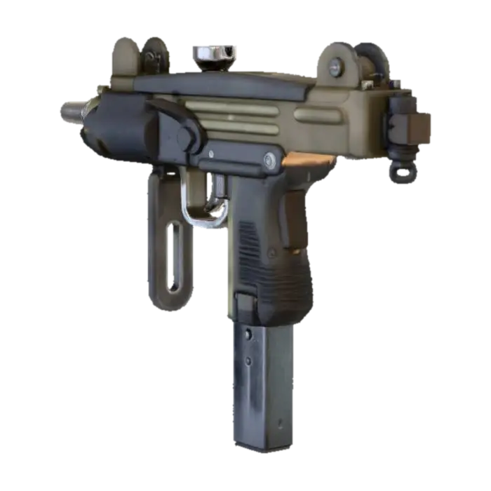 MW2_Mini_Uzi - Fps 3D model, vytvořený pomocí AI