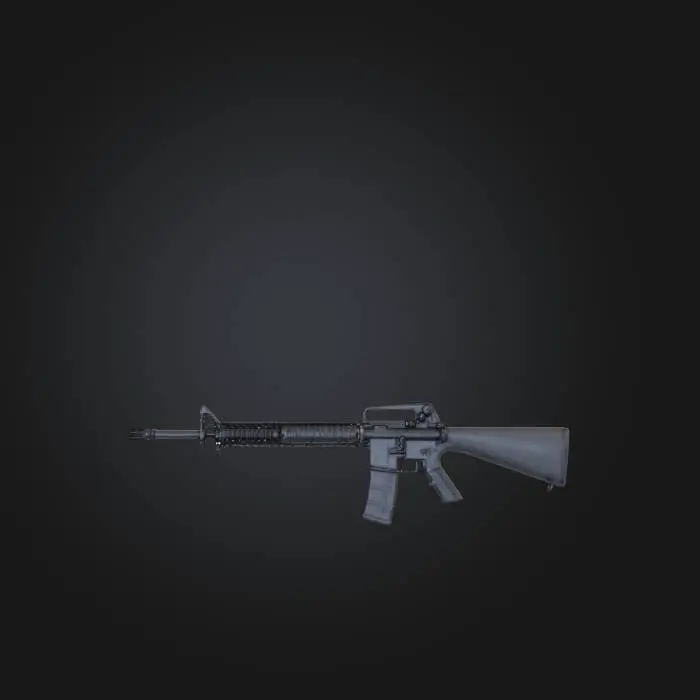 3D model for Colt_M16A4