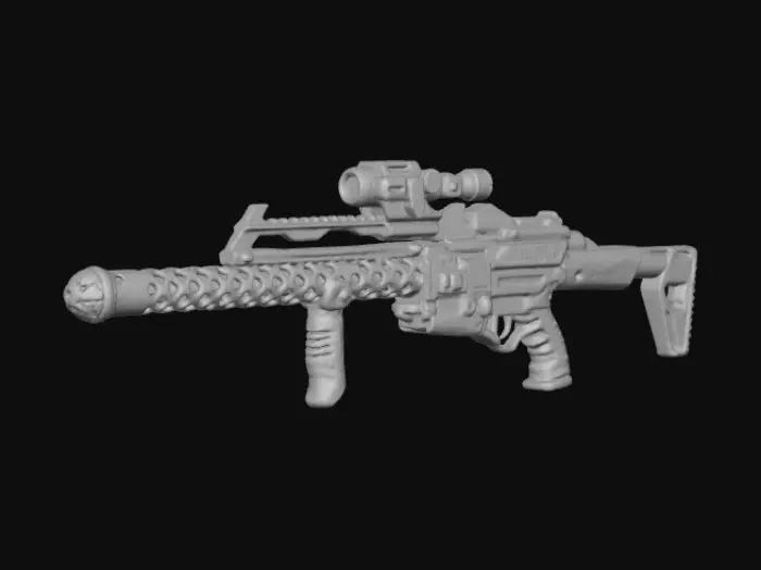 3D model for Futuristic Pulse Rifle
