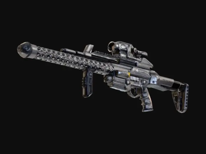 3D model for Futuristic Rifle Design