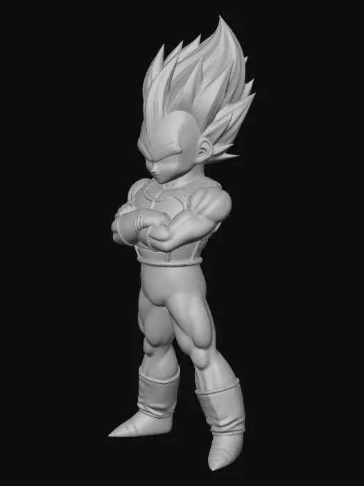3D model for Saiyan Stance