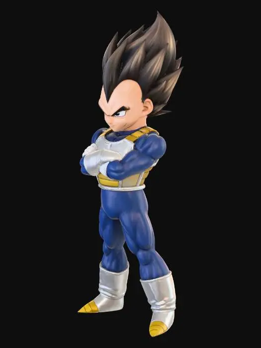 3D model for Saiyan Stance