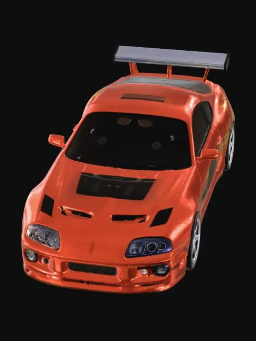 3D model for Orange Fury Supra