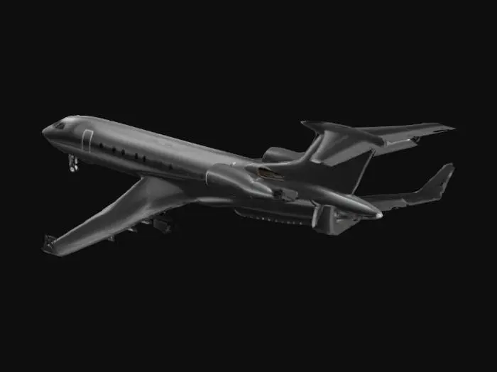 3D model for Black Jet Soaring