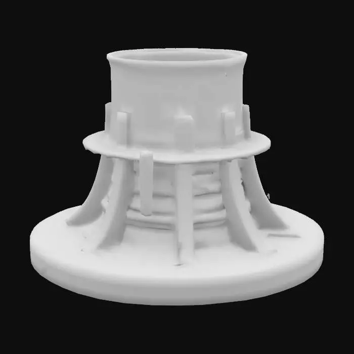 3D model for nuclear reactor pile cap
