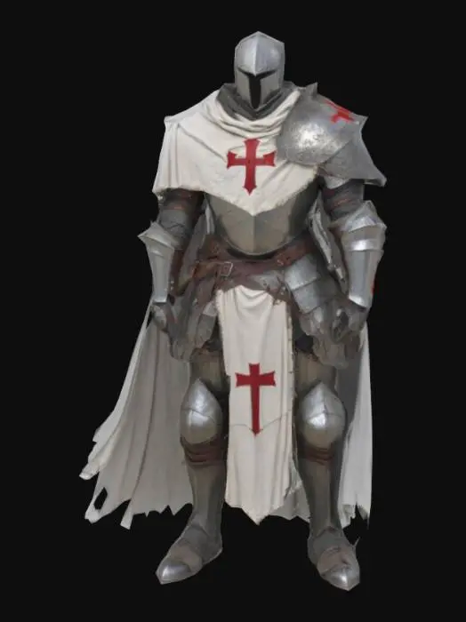 3D model for Gray Templar Knight