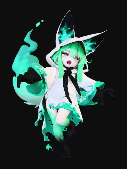 3D model for Mystic anime Emberling