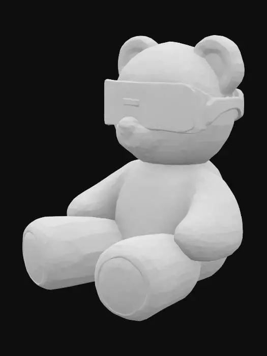 3D model for Virtual Reality Bear