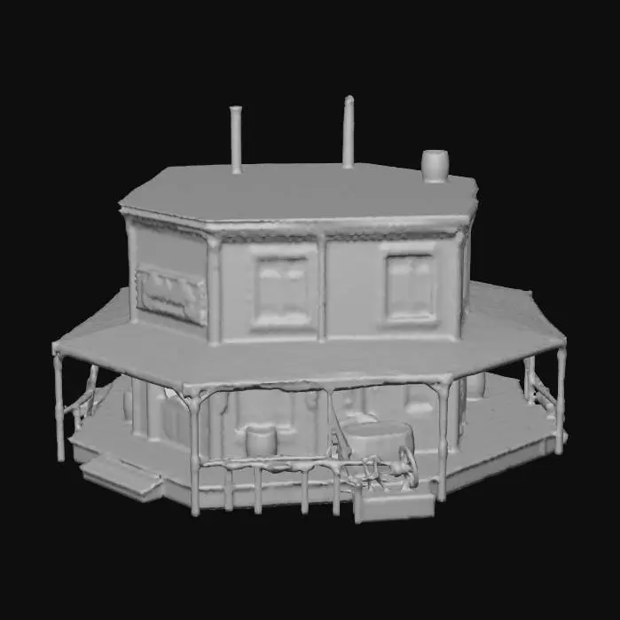 3D model for Wild West Saloon