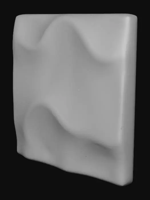 3D model for Create a perfectly flat low poly square plane that resembles a calm tropical ocean surface.
The plane must be completely flat on the bottom and slightly wavy on the top, with small low-poly triangular wave shapes.
No holes, no bowl shape, no curved borders, no cut edges.
The entire shape must remain a clean square tile (like a floor tile).
Low poly topology, evenly spaced quads or triangles.

Color: bright turquoise blue like shallow tropical water.

This is a game asset for Unity URP.
Do not create islands, rocks, cliffs, borders or deep shapes.
Just a clean flat square water tile with gentle low-poly waves.