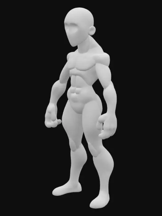 3D model for Statue of Strength