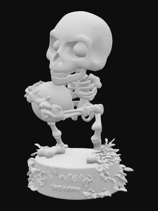 3D model for Fantasy Football Trophy for last place