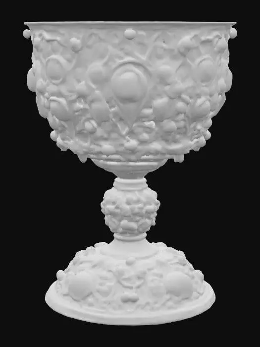 3D model for Ornate Jeweled Chalice, #PBR#