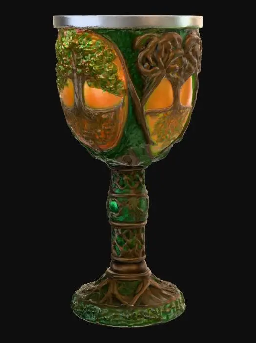 3D model for Tree of Life Chalice, #PBR#