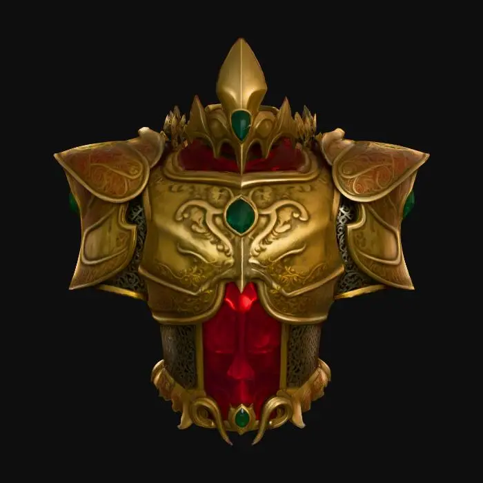 3D model for Golden Armor Mystique