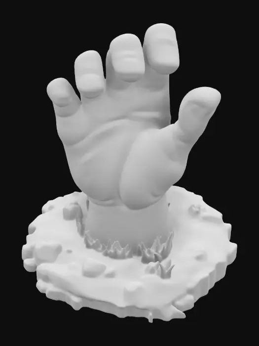 3D model for Stone Hand Rising