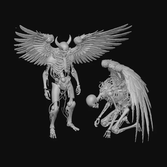 3D model for Angels of the Abyss