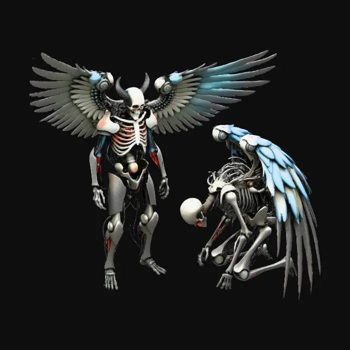 3D model for Angels of the Abyss