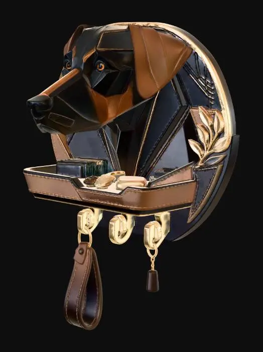 3D model for dog-decor-01