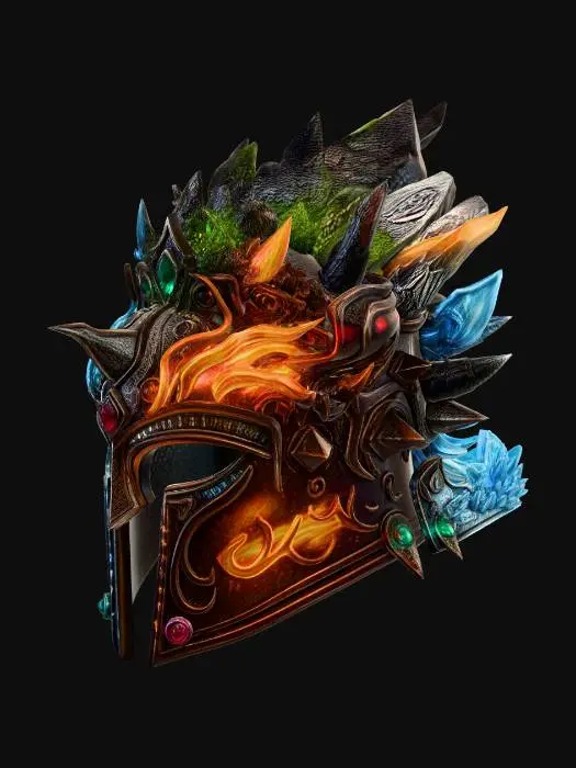 3D model for Elemental Helmet