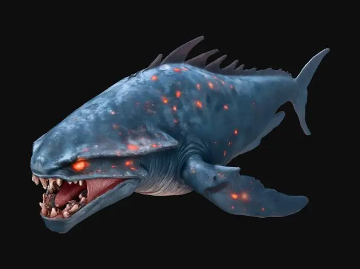 3D model for Alien Abyssal Sea Leviathan